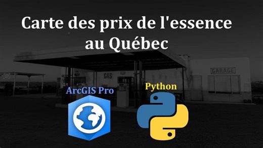 Création d une carte avec le prix de l essence au Québec. | Martin Couture