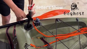 GOGHOST Kayak Paddle Leash Lightweight Watercraft Paddle & Oar Accessories Black 50 g