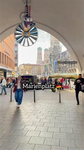 Summer Vibes in Munich at Marienplatz ❤️😍🇩🇪
