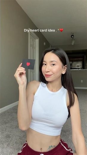 Diy magic heart card idea 💌