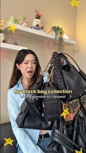 My entire black bag collection