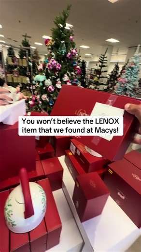 WAIT… LENOX at Macy’s?! 👀✨ And not just any piece — an incredible one on CLEARANCE 😳💸 This is why you always check. Collector luck was on our side today 🙌 Comment “RUN” if you would’ve grabbed this too 👇 #Lenox #MacysFinds #ClearanceScore #CollectorTok #HomeDecorFinds