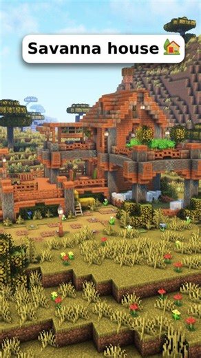 Quieter Builds | Minecraft Savanna house Built by @quieter_builds ➖➖➖➖➖➖➖➖➖➖ - Minecraft Java 1.21 - Shaders : ComplimentaryReimagined ➖➖➖➖➖➖➖➖➖➖... | Instagram