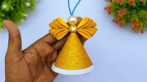 113K views · 2.2K reactions | How to make Christmas angel step by step - Christmas decoration ideas - Homemade Christmas ornaments #Crafts #ChristmasAngel #ChristmasCrafts | Entertaining Arts | Facebook