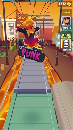 Subway surfers floor is lava #subwaysurfers #floorislava #gaming #shorts #gameplay