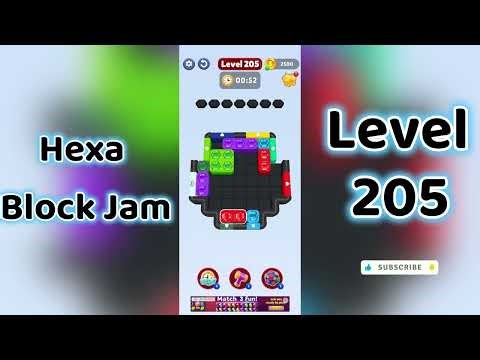 🎮 Hexa Block Jam Level 205 Walkthrough | Easy Tips to Win | Go Answer