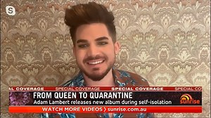 Adam Lambert has gone from Queen to quarantine, releasing his new album amid the coronavirus shutdown to keep his fans entertained. We caught up with the self-isolating singer via skype 💛 | Sunrise