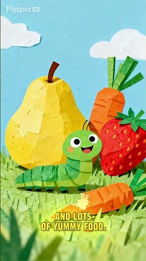 :The Very Hungry Caterpillar 🐛 | Short Kids Story | Moral Story for Kids | YouTube Shorts