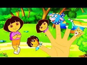 Dora The Explorer Finger Family Nursery Rhymes 2