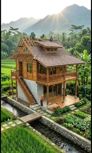 Simple house river side #ai #building #construction #timelapse