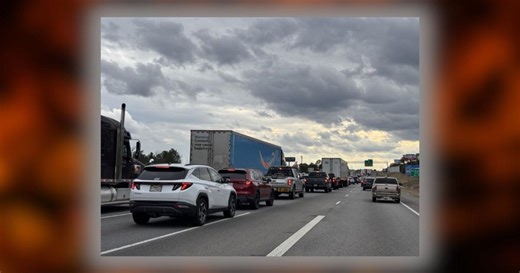 Fire traffic on I-20, Exit 190 near Grovetown