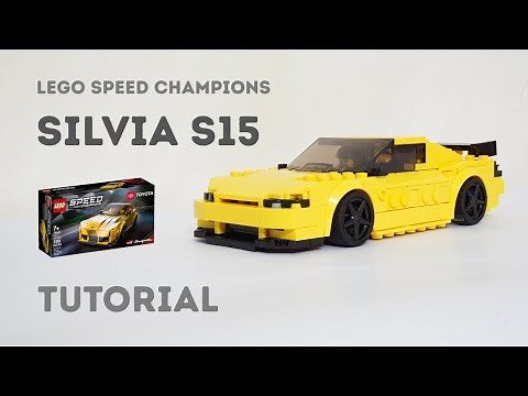 Tutorial - Nissan Silvia S15 Lego Speed Champions 76901 Toyota GR Supra Alternate Build Instructions