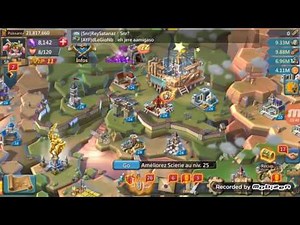 Lords Mobile : en route vers le chateau 25 + astuces