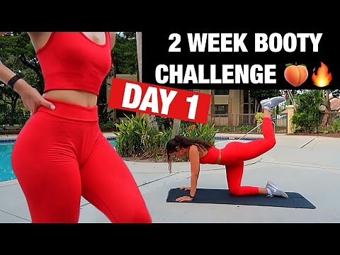 GROW YOUR GLUTES IN 2 WEEKS 🍑🔥 | DAY 1 GLUTEUS MAXIMUS | 2 week booty challenge | celamarr