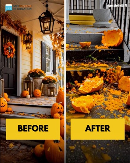 Someone DESTROYED my Halloween decorations overnight — and when I found out who did it, I WAS SHOCKED 😨 Halloween has always been our favorite time of year. I’m a mom of three — Lucas (😎, Emma (6), and little Ben (3). Every October, we turned our home into a wonderland — glowing pumpkins, soft lights, laughter, and warmth. It wasn’t just about candy — it was about family. This year, we went bigger than ever. The kids helped hang the garlands, we lit the pumpkins, and our inflatable ghost waved