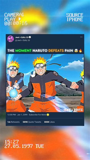 NARUTO DEFEATS PAIN 🤯🔥