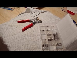 Cum folosesc eu capsatorul cu capse metalice pentru materiale textile