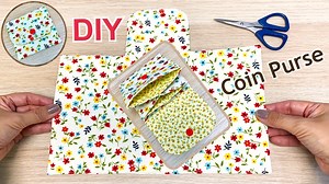 Diy Coin Purse Easy Pattern Sewing Tutorial | | P&K Handmade