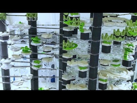 HUGE GraviTrax Pro Wall Marble Run