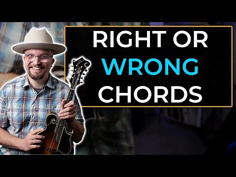 Right or Wrong // Chords // Swing Mandolin Lesson