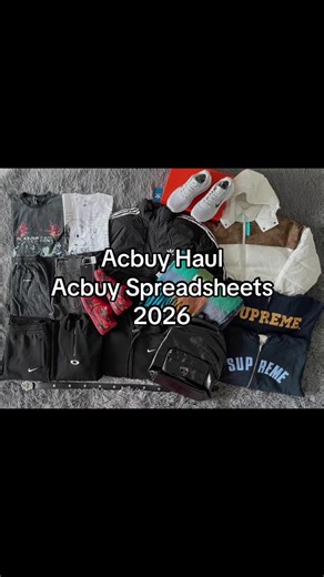Best ACBuy Spreadsheet 2026 for Outfits and Hauls