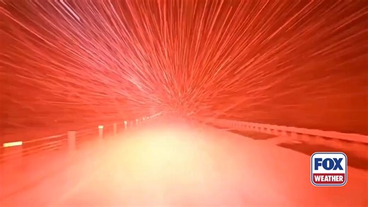 HAZARDOUS CONDITIONS 🚨❄️: Flat Top Mountain, just north of Chattanooga, Tennessee, is seeing some dangerous road conditions as a powerful nor'easter moves in over the region. Blizzard conditions are likely as the storm may intensify into a bomb cyclone. | FOX Weather