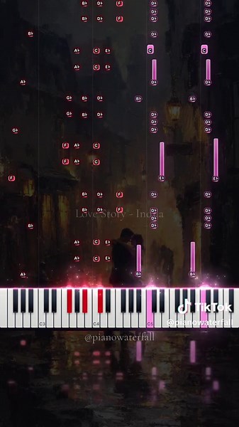 Love Story Indila piano tutorial