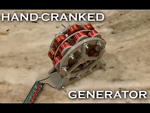 Hand-Cranked 2V generator