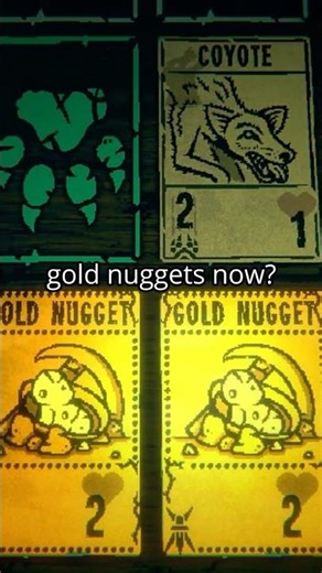 Gold Nuggets?! #inscryption #game #horror #funny #cardgame #fyp #viral #horrorgame #funnyshorts