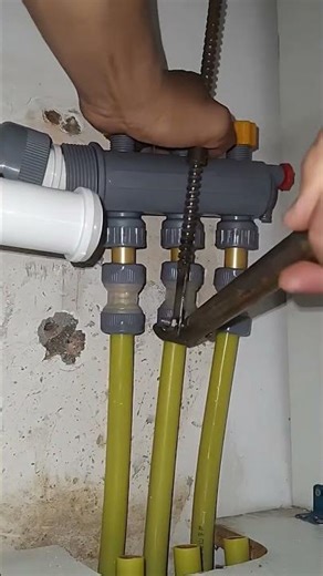 Heating pipe installation process- Good tools andmachinery make work easy