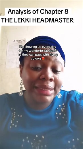 My wonderful students, when you meet a teacher that shows up every day to make sure you ace your papers, you put in effort by paying rapt attention and studying hard👍. I am praying for you all❤️‍🔥 #godfirst #jamb #waec #jambenglish #jambliterature