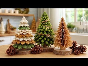 🎀 Quick, Easy & Budget-Friendly!🎄Adorable & Beautiful DIY Mini Christmas Trees