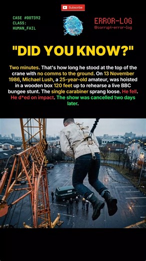 CASE 7392 - Late Late Breakfast (1986) Two minutes at the top of the crane #shorts #bbc #1986
