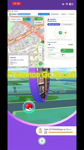 Be a iPhone Pokemon Go Flyer with iFlowGo, let’s go!!! #pokemongo #pokemon #iflowgo