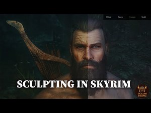 Skyrim Character Creation: "SCULPTING" Timelapse