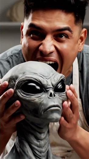 Sculpting a Detailed Chocolate Extraterrestrial! 🚀🍫