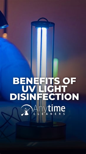 1.7K views · 17 reactions | What are the benefits of UV Light Disinfection? #cleaning #cleaninghacks #cleaningtips | Anytime Cleaners | Facebook