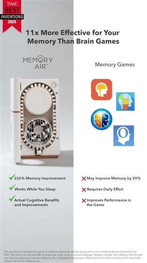 11x Better Than Brain Games for Memory | Memory Air™