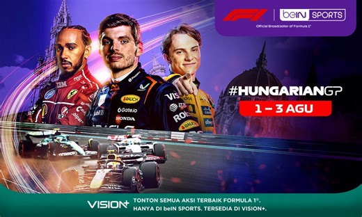 Jadwal dan Link Live Streaming F1 GP Hungaria 2025 di Vision, Klik di Sini! : Okezone Sports