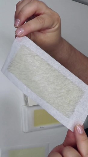 Marina's Arm Waxing with Nair Sensitive Wax Strips