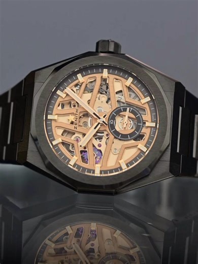 The Sky Is the Limit Introduced in 2022, the Defy Skyline series quickly evolved into one of @zenithwatches core collections, to include time-only, skeletonised, and tourbillon-regulated models, all distinguished by their faceted geometry and star-patterned dials. The launch of the Defy Skyline Chronograph in 2024 united the brand’s most iconic complication with the collection’s distinctive design. Now, following the success of the anniversary editions presented in blue ceramic for Zenith’s 160t