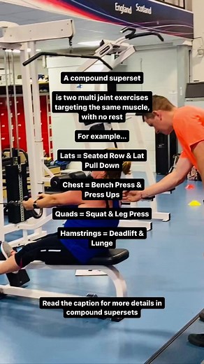 How To Do Compound SuperSets Compound Supersets are 2 exercises back...