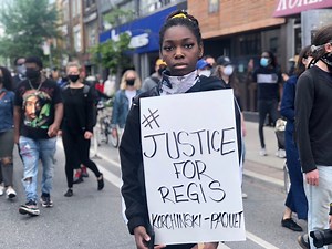 73K views · 748 reactions | Thousands of people took part in a rally on downtown Toronto streets on Saturday in protest of what organizers describe as anti-black and anti-Indigenous racism around the world. | CBC News | Facebook