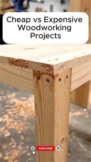 Cheap vs Expensive Woodworking Projects