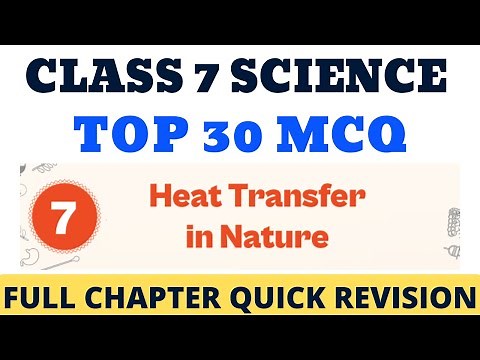 Best MCQ Class 7 Heat Transfer in Nature | NCERT Class 7 MCQ