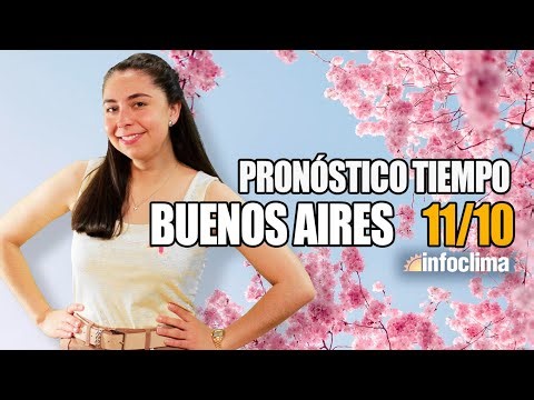 Weather forecast for October 11, 2025. Buenos Aires, Argentina - Infoclima TV
