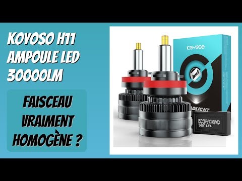 AVIS (2026) : KOYOSO H11 Ampoule LED 30000LM. DÉTAILS