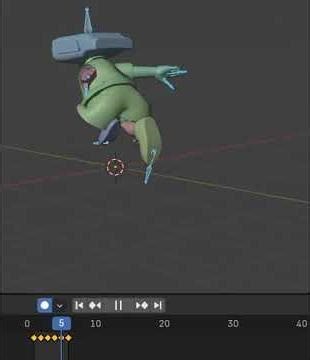 blender character animation #blender #animation #sonic