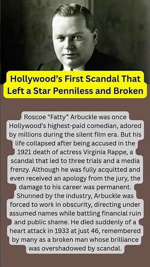 From Million-Dollar Comedian to Outcast: The Tragic Fall of Roscoe “Fatty” Arbuckle