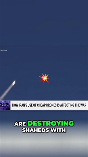 Expensive Missiles vs. Cheap Drones: A Costly Battle #shorts